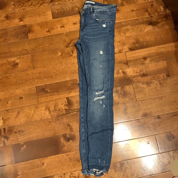 ZARA trafaluc blue jeans - Picture 2 of 3